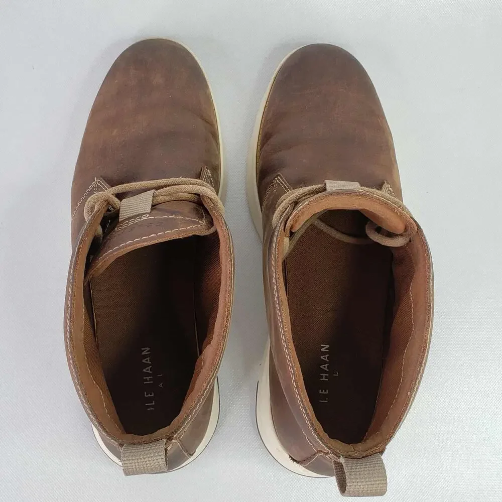 Cole Haan Grand Atlantic Chukka Boot Men's Size 9.5 M Brown Leather Lace Up